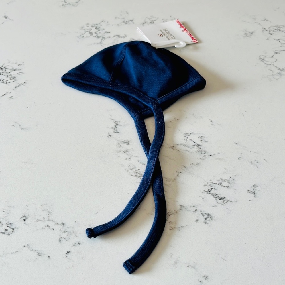 Hanna Andersson BA Solid Navy blue Pilot Cap - Picture 5 of 9